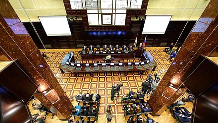 Участие Председателя Государственной Думы 
Федерального Собрания Российской Федерации С.Е.Нарышкина 
в торжественном собрании, посвященном 10-летию 
Высшей школы государственного администрирования 
Московского государственного университета имени М.В.Ломоносова.
