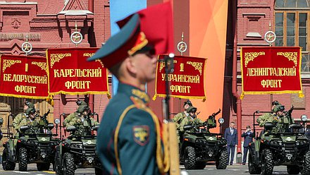 Парад в честь 73-й годовщины Победы в Великой Отечественной войне