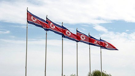 КНДР флаги