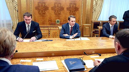 Заседание Попечительского совета 
киностудии «Ленфильм». 
