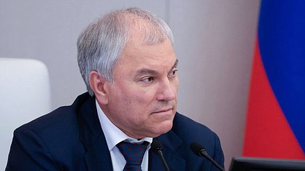 Председатель Государственной Думы Вячеслав Володин