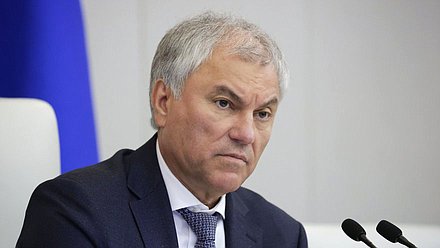 Председатель Государственной Думы Вячеслав Володин