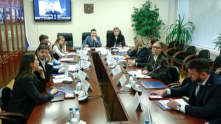 Заседание Молодежного парламента при Государственной Думе