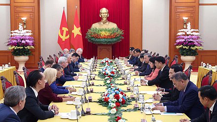 Meeting of Chairman of the State Duma Vyacheslav Volodin and General Secretary of the Communist Party of Vietnam Central Committee Tô Lâm