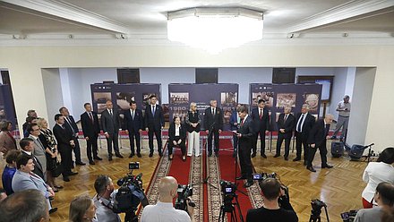 Открытие выставки «Легенды космоса», посвященной 70-летию космодрома Байконур и 65-летию Центра подготовки космонавтов имени Ю.А. Гагарина