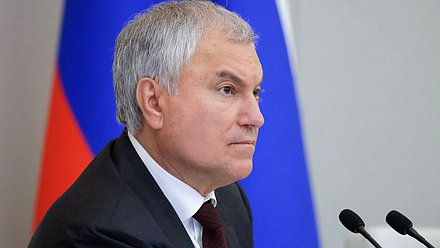 Председатель Государственной Думы Вячеслав Володин