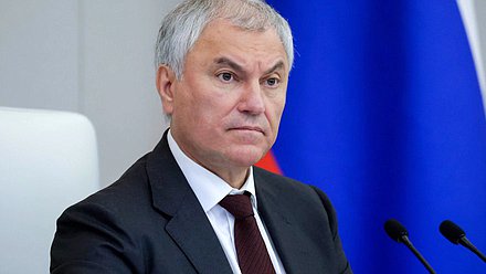 Председатель Государственной Думы Вячеслав Володин