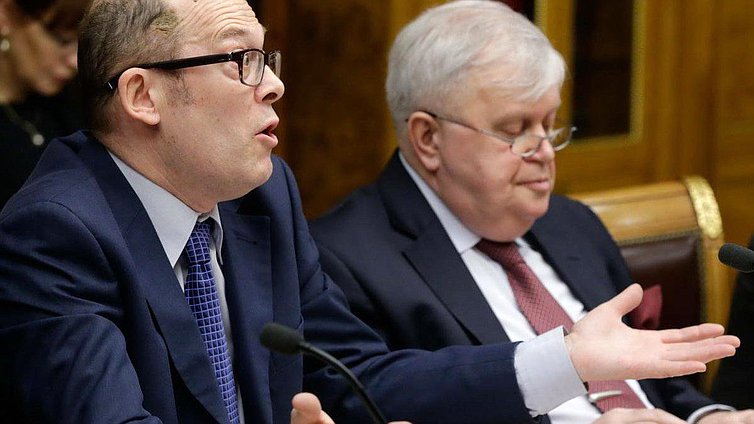 Заседание Научного совета по правотворчеству при Председателе Государственной Думы Федерального Собрания Российской Федерации.