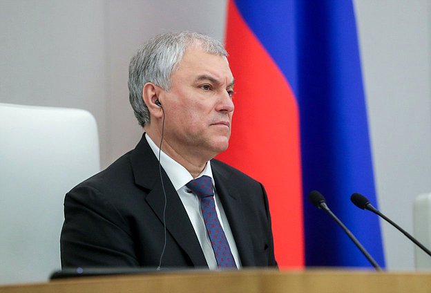 Chairman of the State Duma Vyacheslav Volodin