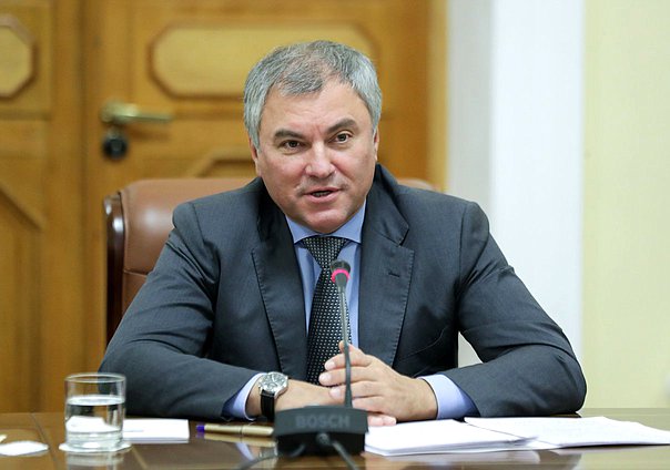 Chairman of the State Duma Viacheslav Volodin