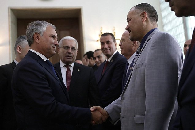 Meeting of Chairman of the State Duma Vyacheslav Volodin and Speaker of the National People’s Assembly of the People's Democratic Republic of Algeria Brahim Boughali