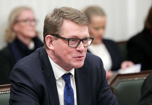 Speaker of the Parliament of the Republic of Finland Matti Vanhanen