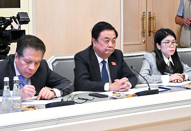 Meeting of First Deputy Chairman of the State Duma Ivan Melnikov and Deputy Chairman of the National Assembly of the Socialist Republic of Vietnam Lê Minh Hoan