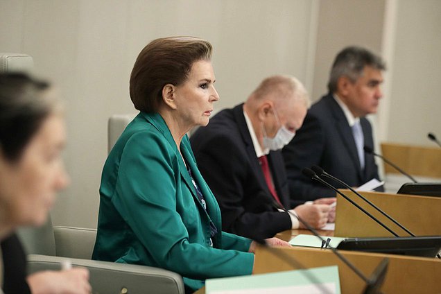 Депутат от фракции «Единая Россия» Валентина Терешкова