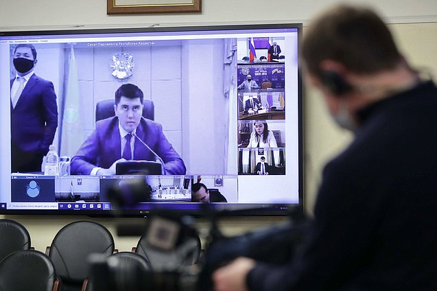 Videoconference of the State Duma Commission on the Investigation of Foreign Interference in Russia’s Internal Affairs with the CSTO PA Standing Commission on Political Affairs and International Cooperation