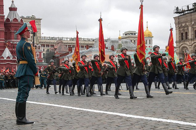 Парад в честь 76-й годовщины Победы в Великой Отечественной войне