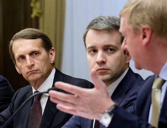 Заседание рабочей группы при Председателе Государственной Думы Федерального Собрания Российской Федерации по законодательным инициативам в сфере инновационной политике.