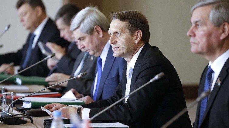 Рабочая поездка Председателя Государственной Думы Федерального Собрания Российской Федерации Сергея Нарышкина в Южный федеральный округ. Заседание Совета Парламентского Собрания Союза Беларуси и России.