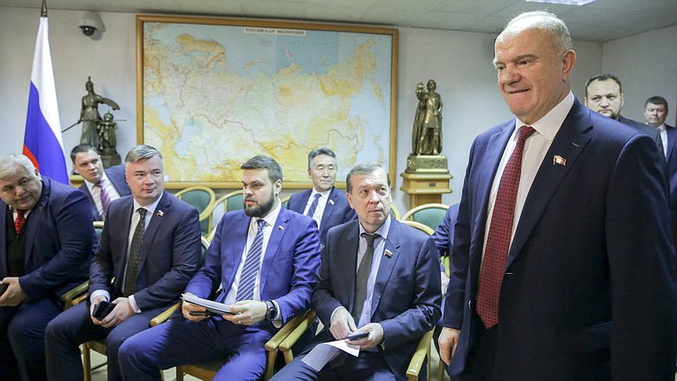 Leader of CPRF faction Gennady Zyuganov