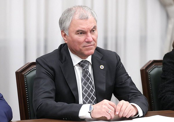 Chairman of the State Duma Vyacheslav Volodin