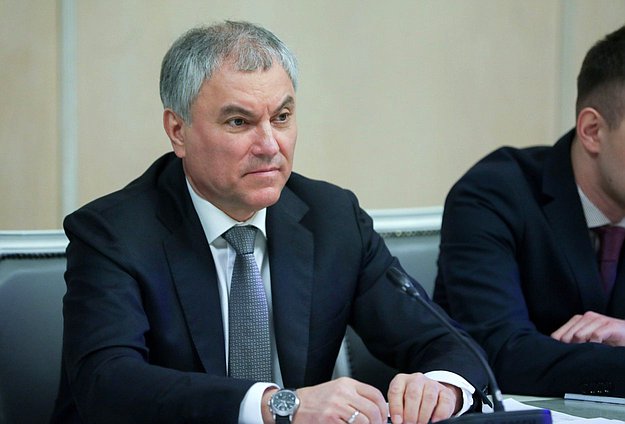 Chairman of the State Duma Vyacheslav Volodin