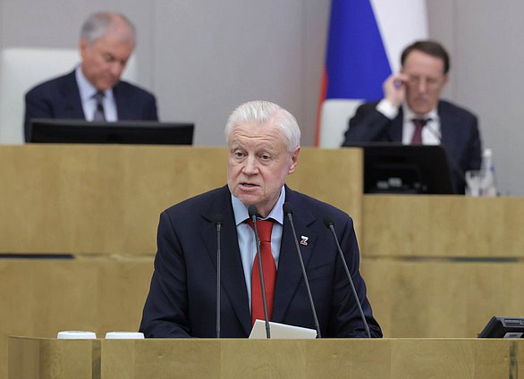 Руководитель фракции "Справедливая Россия" Сергей Миронов