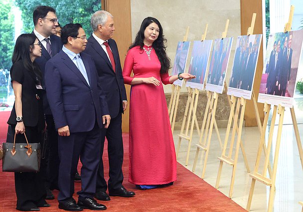 Chairman of the State Duma Vyacheslav Volodin and Prime Minister of the Socialist Republic of Vietnam Phạm Minh Chính