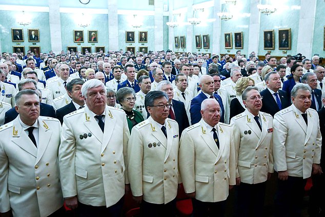 Торжественное заседание, посвященное 297-й годовщине образования российской прокуратуры
