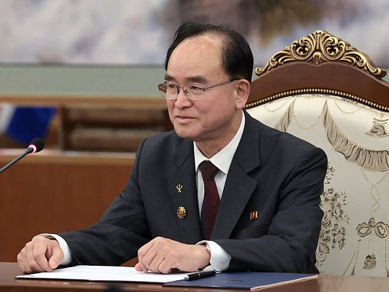 Председатель Президиума Верховного народного собрания КНДР Чо Ён Вон