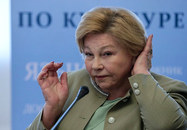 Первый заместитель Председателя Комитета по культуре Елена Драпеко