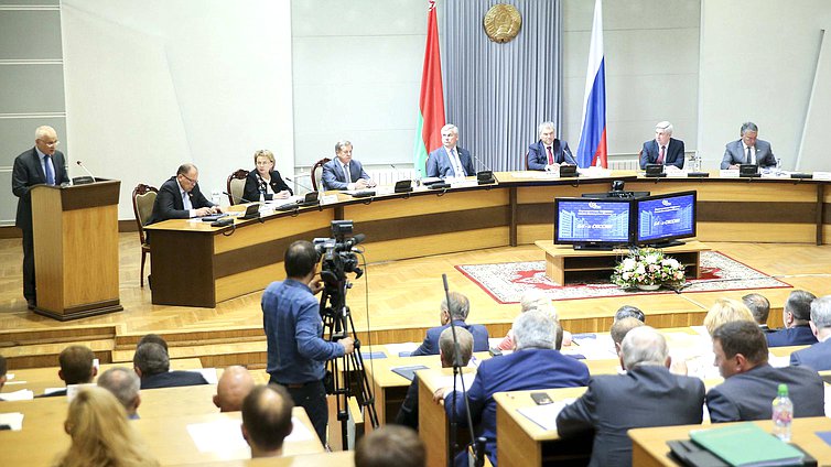 Заседание 54-й сессии Парламентского Собрания Союза Беларуси и России