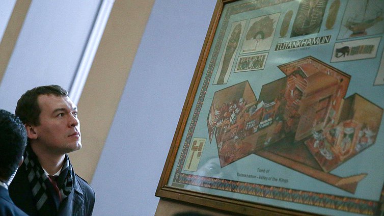 Официальный визит Председателя Государственной Думы 
Федерального Собрания Российской Федерации С.Е.Нарышкина 
в Арабскую Республику Египет. 
 Посещение Каирского музея.

