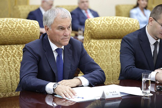 Chairman of the State Duma Vyacheslav Volodin