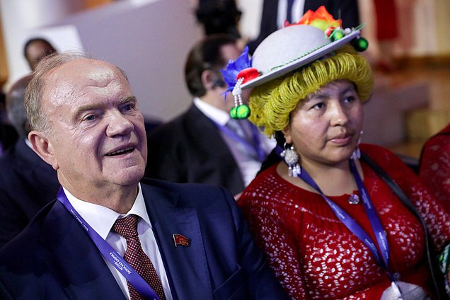 Leader of the CPRF faction Gennady Zyuganov