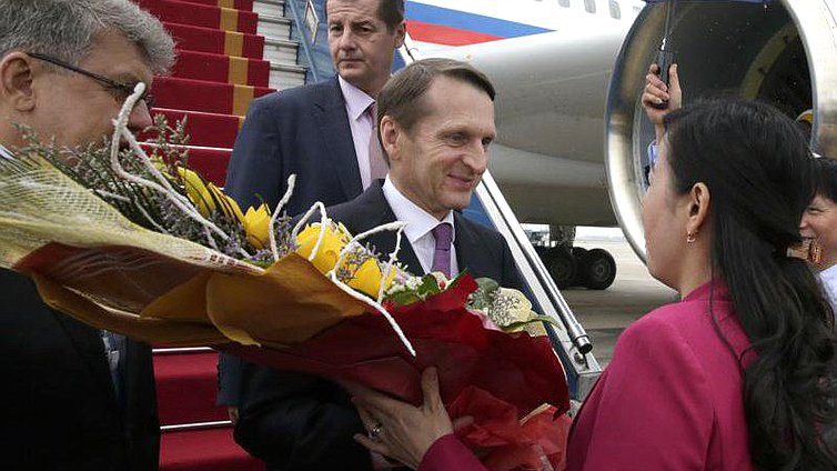 Официальный визит Председателя Государственной Думы Федерального Собрания Российской Федерации Сергея Нарышкина в Социалистическую Республику Вьетнам.