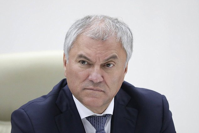 Chairman of the State Duma Vyacheslav Volodin