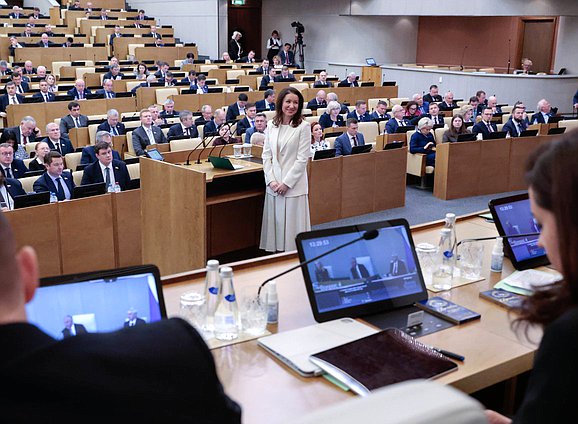 Кандидат на должность заместителя Председателя Правительства РФ – Руководителя Аппарата Правительства РФ Ирина Окладникова