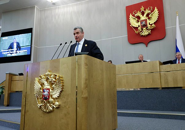 Руководитель фракции ЛДПР Леонид Слуцкий