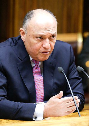 Встреча Председателя Государственной Думы  

Федерального Собрания Российской Федерации С.Е.Нарышкина  

c Министром иностранных дел Арабской Республики Египет С.Шукри. 

