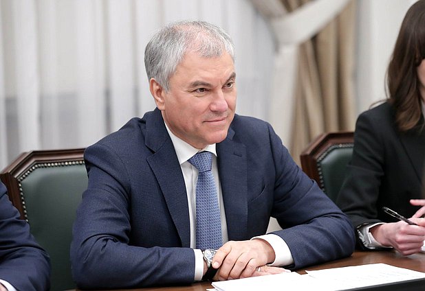 Chairman of the State Duma Vyacheslav Volodin