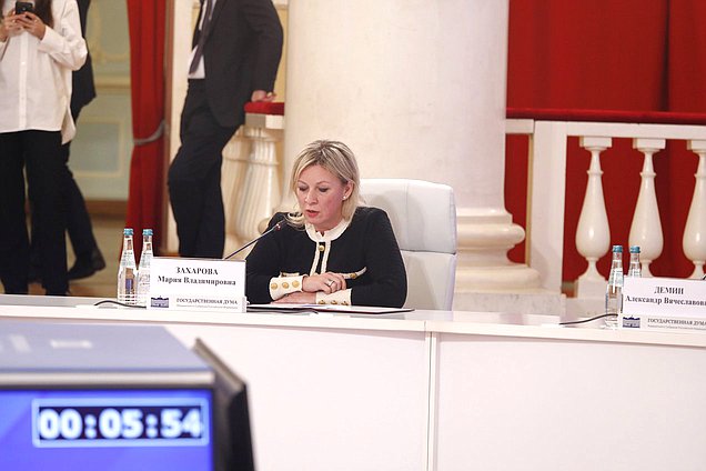 Официальный представитель МИД РФ Мария Захарова