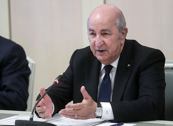 President of the People’s Democratic Republic of Algeria Abdelmadjid Tebboune