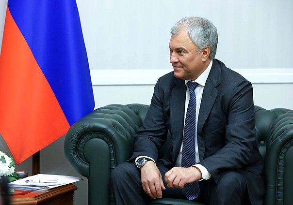 Chairman of the State Duma Vyacheslav Volodin