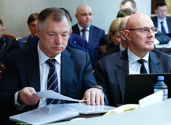 Заместители Председателя Правительства РФ Марат Хуснуллин и Дмитрий Чернышенко