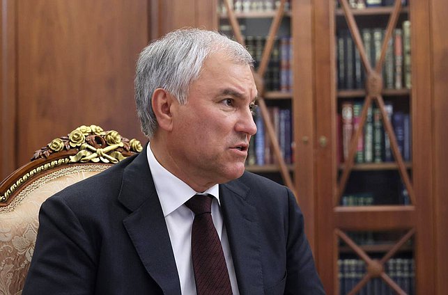 Председатель Государственной Думы Вячеслав Володин. Фото: kremlin.ru