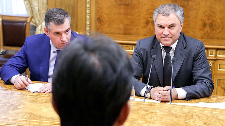 Председатель Государственной Думы Вячеслав Володин