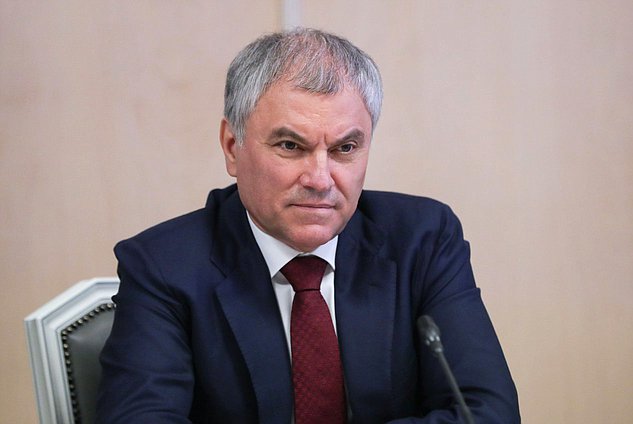 Chairman of the State Duma Vyacheslav Volodin