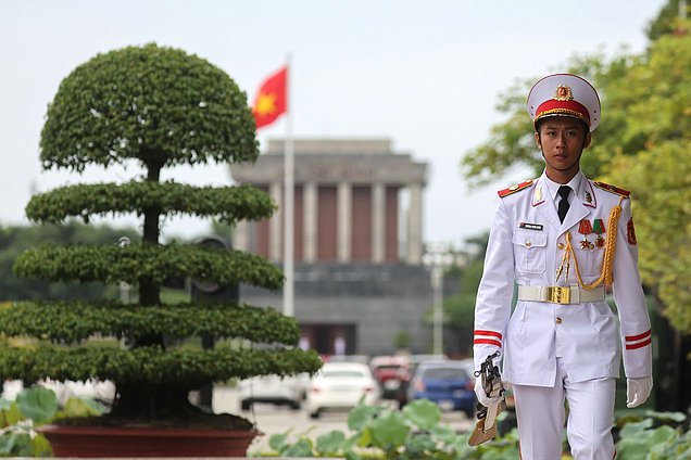 Ho Chi Minh mausoleum in Vietnam