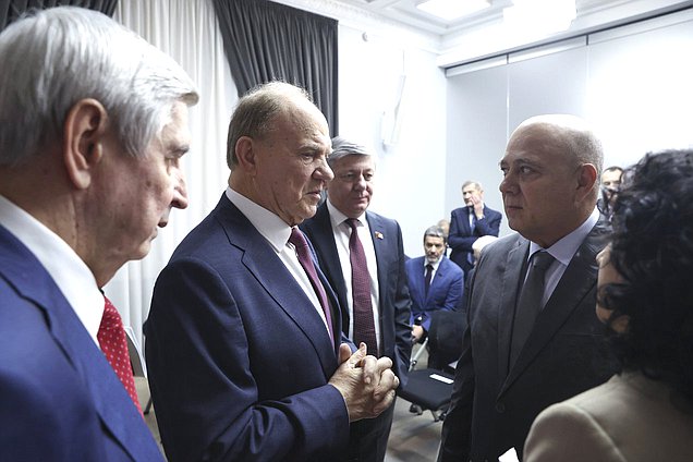 Leader of the CPRF faction Gennady Zyuganov