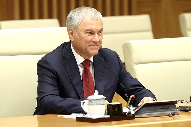 Chairman of the State Duma Vyacheslav Volodin